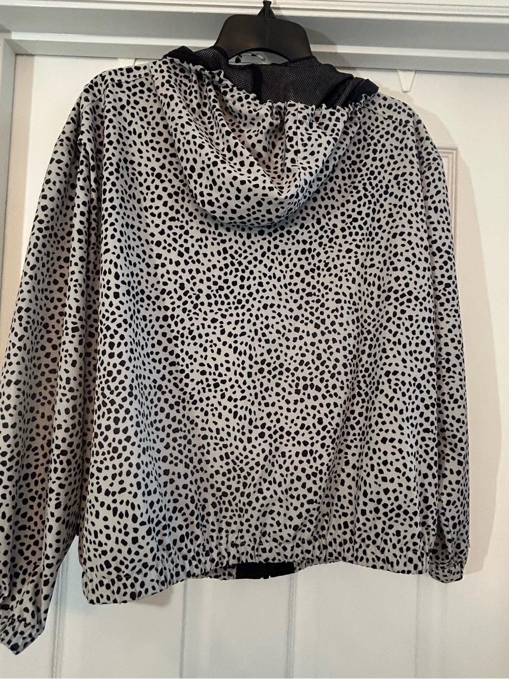 Lou & Grey Leopard Print Wanderweave Windbreaker Jacket Size XS - Picture 7 of 7